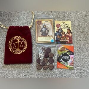 Love Letter Card Game with Tokens